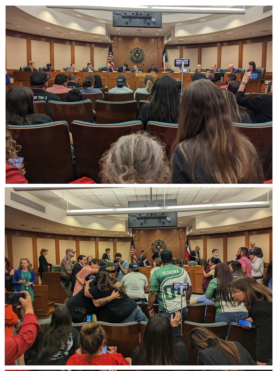 A moment of jubilation! Advocacy works! #RaiseTheAge HB2744 has passed the Committee and is headed to Calenders!!!!!! Thank you ALL who voted YES and all who do the work! #Uvalde #DoYourJob #txlege