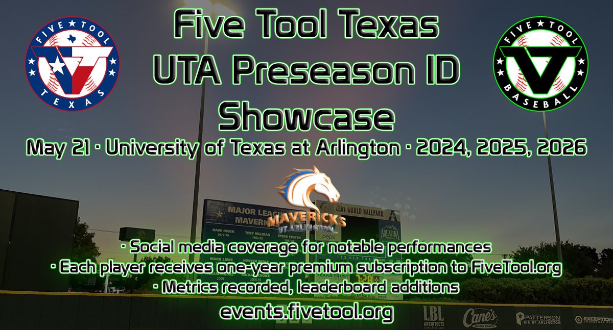 Five Tool Texas on Twitter "JUST ADDED FiveTool Texas UTA Preseason