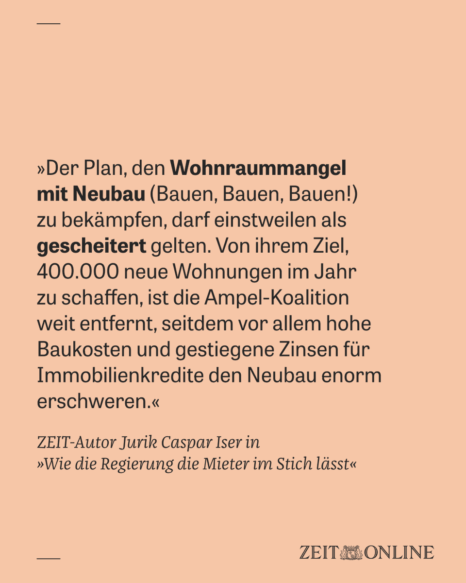 DIE ZEIT (@diezeit) on Twitter photo Die Mieten steigen stark, die Mietpreisbremse wird umgangen. Doch statt daran etwas zu Àndern, verschleppt die Regierung lÀngst vereinbarte Reformen. Eine Analyse von <a href="/JurikIser/">Jurik Caspar Iser</a> trib.al/uBgLRtT Die Mieten steigen stark, die Mietpreisbremse wird umgangen. Doch statt daran etwas zu Àndern, verschleppt die Regierung lÀngst vereinbarte Reformen. Eine Analyse von <a href="/JurikIser/">Jurik Caspar Iser</a> trib.al/uBgLRtT