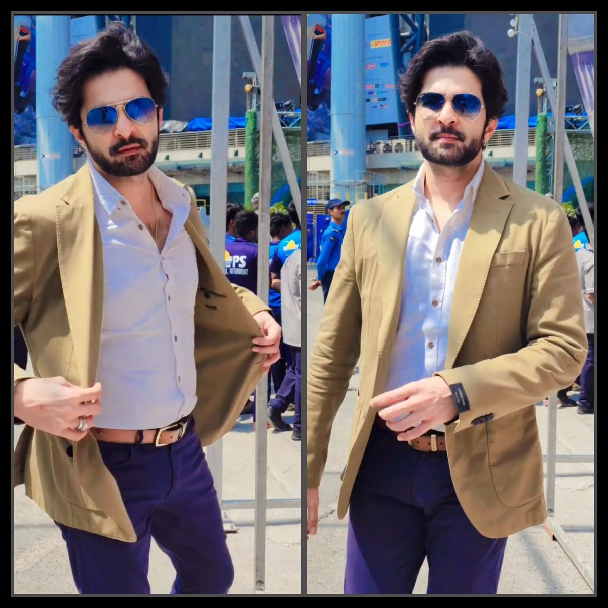 Uffff... He looks so so fine... He is aging like wine... ❤❤😍😍

Can remember the song, chain churai meri kisne, tune🤭

Lovely Mr Bapat... 

#RaqeshBapat

Thank u @jyothixraq for sending this, just made my day better...