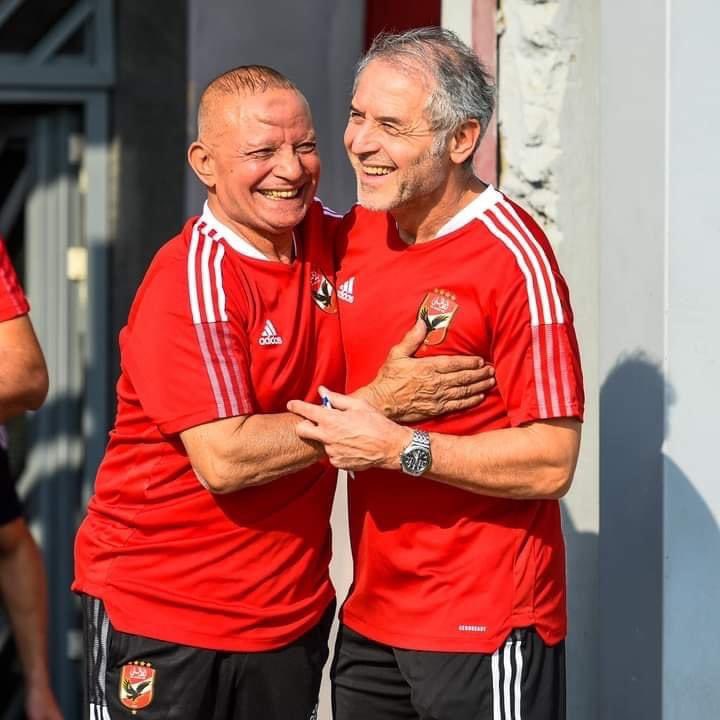 مران الأهلي اليوم استعدادًا لمباراة الترجي❤️🦅