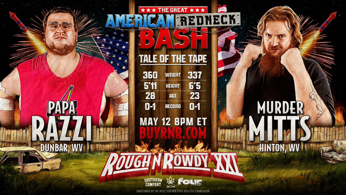 20 FIGHTS THIS FRIDAY NIGHT… 

Watch every brawl + ring girl contest on BuyRNR.com 🥊 May 12th #RNR21