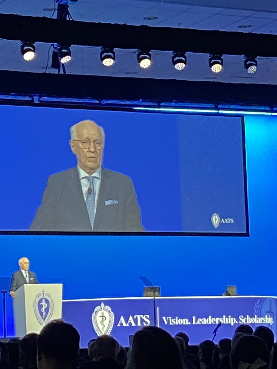 Dr. Toni Lerut’s Sugarbaker Memorial Lecture was both heartbreaking and inspiring 👏🏻
@AATSHQ 

#GlobalHealthMatters #AATS2023