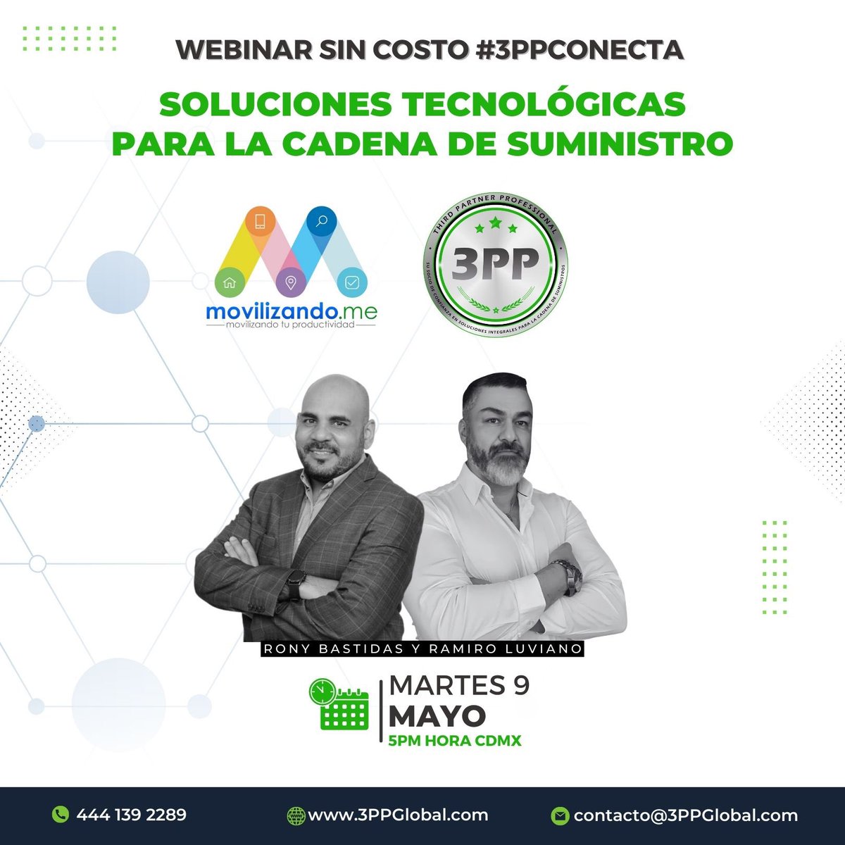 3ppScp's tweet photo. ✅ Inscríbete: https://t.co/XMNmZYikPp

@movilizandome 

#3PP #3PPCONECTA #Movilizandome #CadenaDeSuministro #SolucionesTecnológicas https://t.co/mQRgjEsqTJ