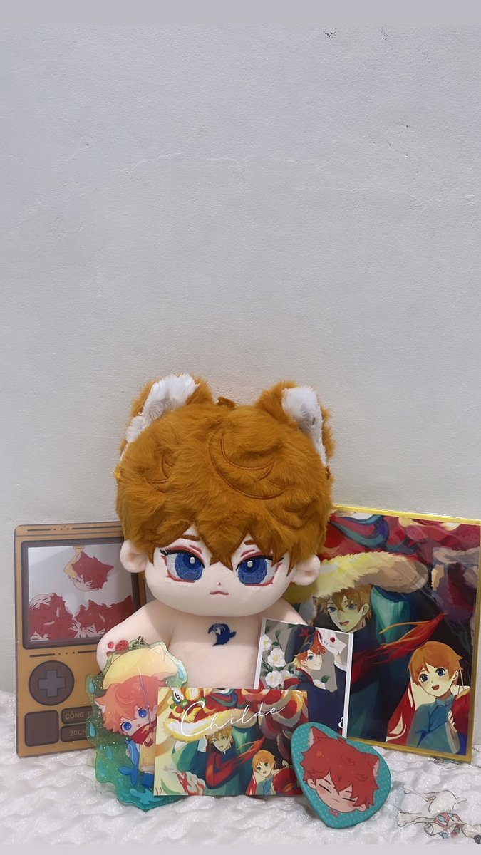 omaigirl_'s tweet photo. Got my long awaited delivery from @eggoph today!! tysm for the smooth go 🫶🥰

@melea390’s childe doll 🐳 is finally home! He’s so adorable T^T the freebies and merch are so pretty as well 🥹💙 definitely worth the wait! ✨ https://t.co/lG6V3atgMX