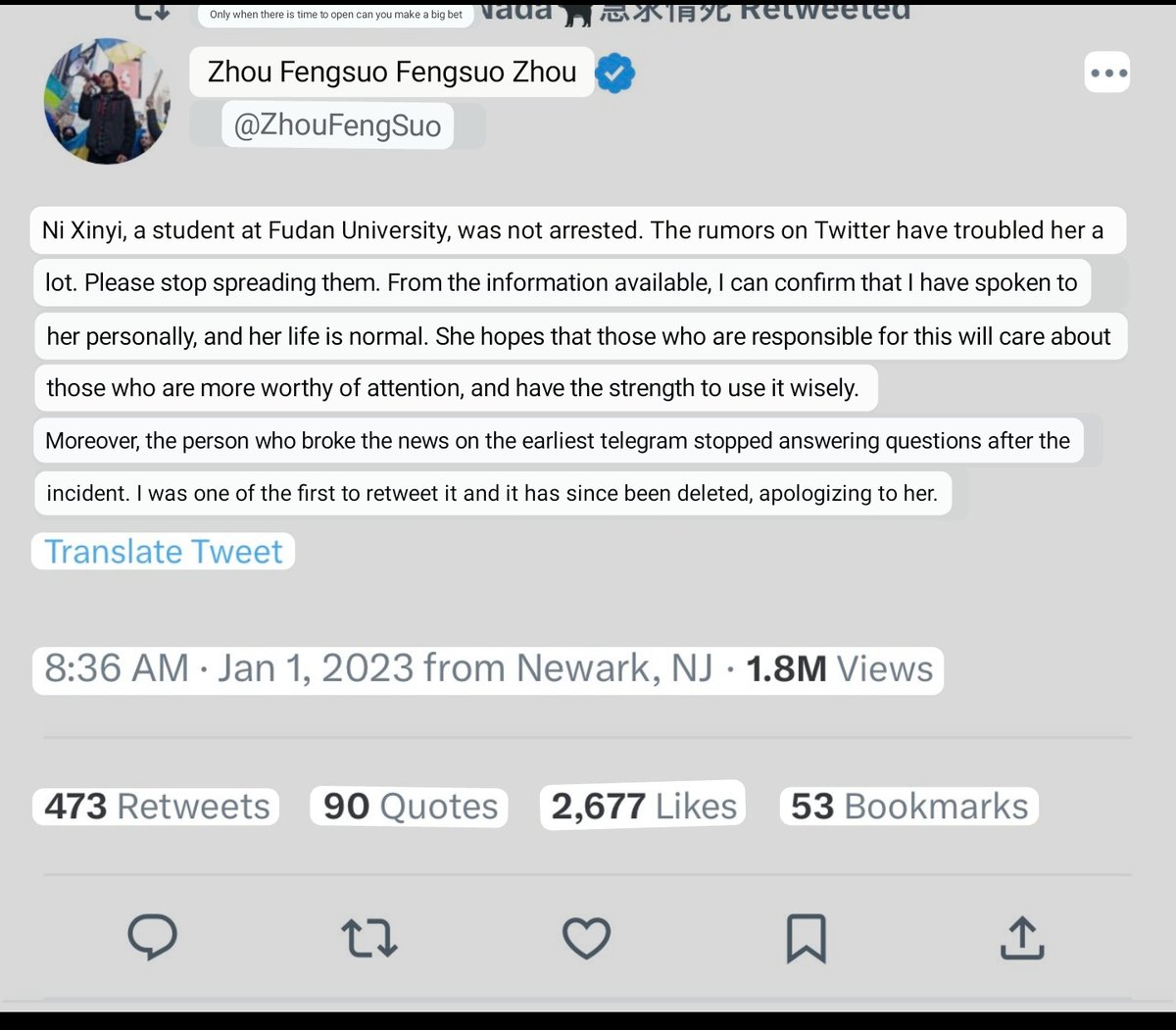 WstLondonGarden's tweet image. I asked for a link to a website, not a screenshot. There must be 100K websites &amp;amp; news outlets in #China, surely you can just pass on a #clickable link.

Ps, I&apos;m not even sure how this post relates to Xi or #SitongBridge guy. 

If I offered you this as proof would you believe me?