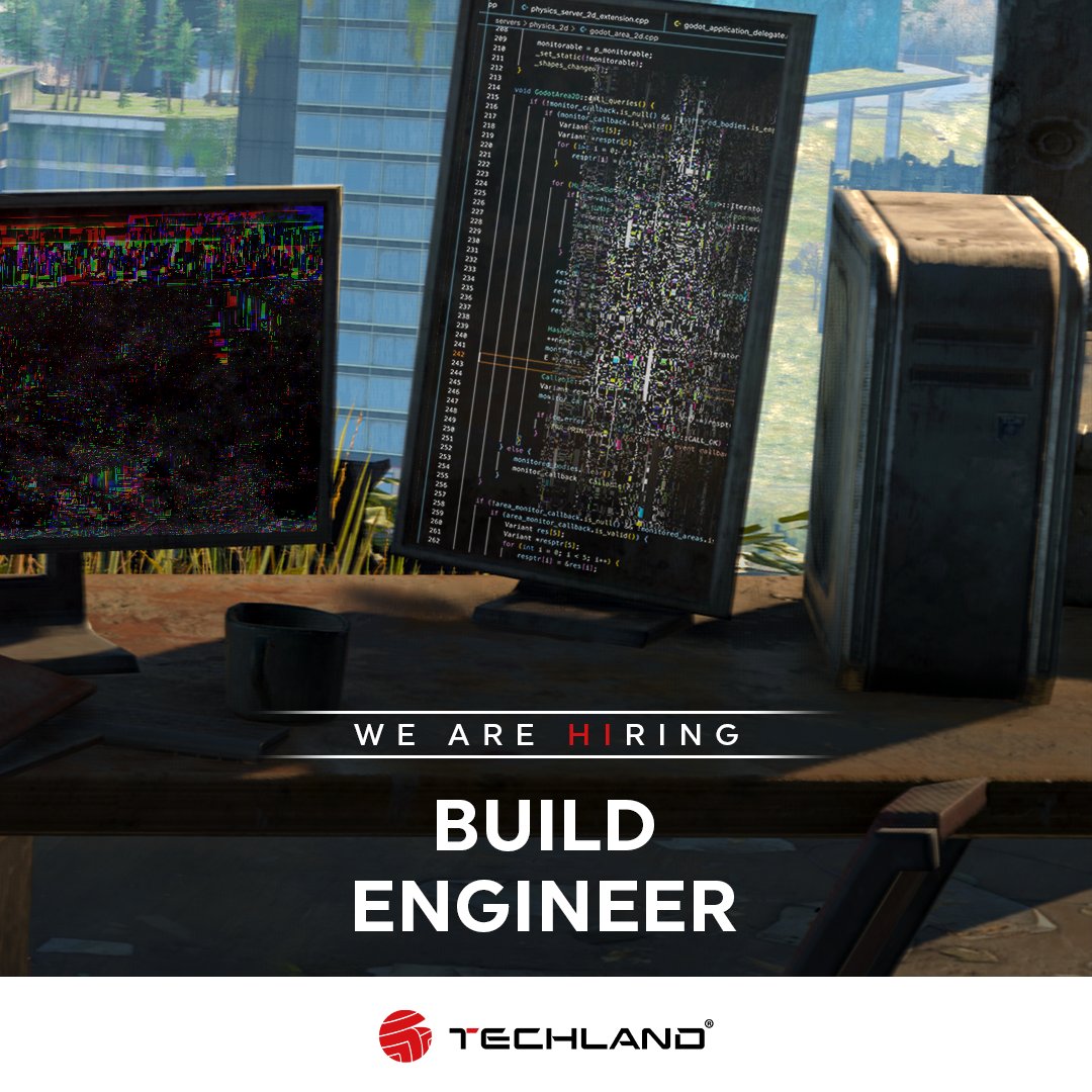 We are hiring! We are looking for:

🧑🏽‍💻 Technology Programmer bit.ly/ttm_Technology…
🧑‍💻 Technical Artist bit.ly/ttm_Technical_…
🧑🏻‍💻 Senior Game Programmer bit.ly/ttm_Senior_Tec…
🧑🏾‍💻 Build Engineer bit.ly/ttm_Build_Engi…

All open positions ➡ techland.net/job-offers

#gamingjobs