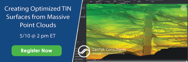 ZenTekConsult's tweet photo. Join us this Wed (5/10) to learn how to optimize large point cloud data sets to create a TIN Surface that is both accurate and efficient and export it to the Civil Design software of your choice. https://t.co/jZmOA8s6LN #pointclouds #civildesign #bricscad #civil3d https://t.co/48fVXAiHVj