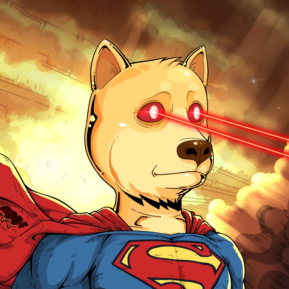 Before it was the bomb, the bomb was an idea.
Superdoge, however, was a stronger, faster and better idea.
Congratulation to our holder @cryptotobi  for the 1/1!  
May the superhero reside in all of us