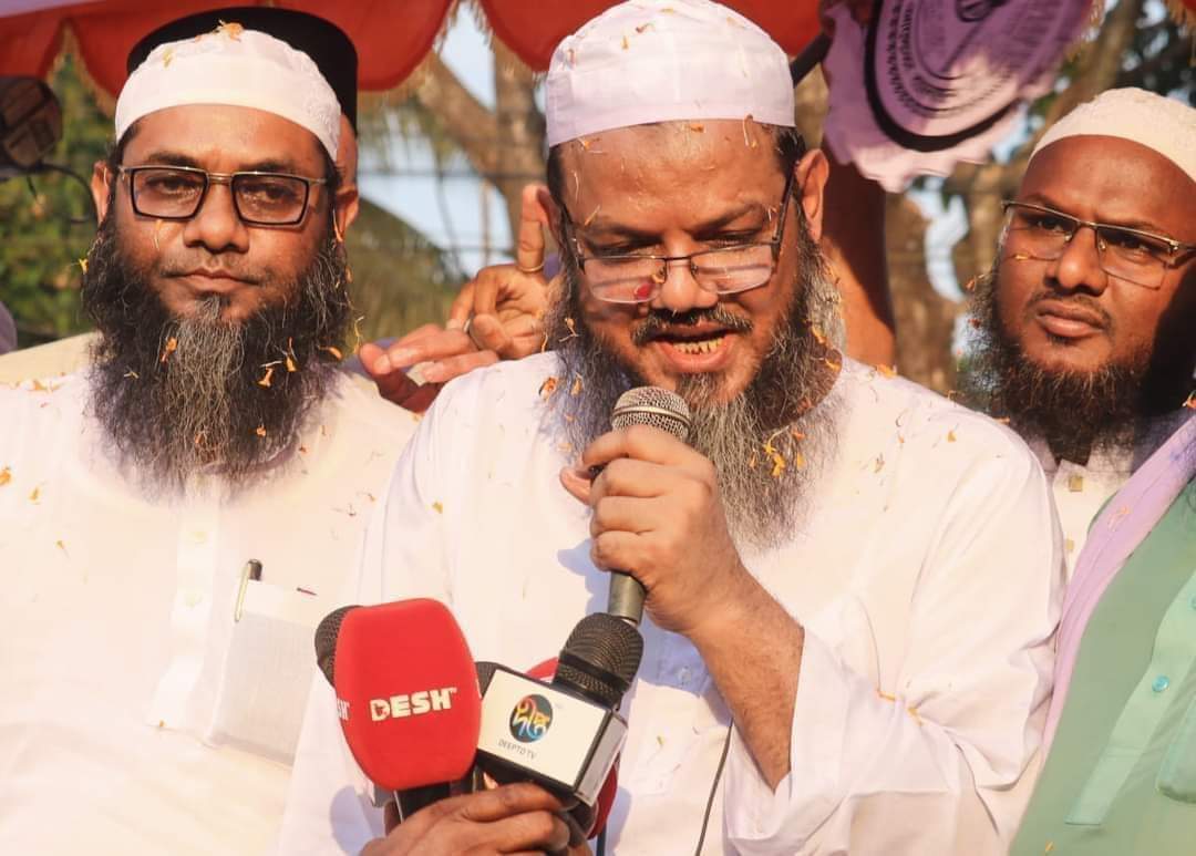 marahim091's tweet photo. বরিশাল সিটি কর্পোরেশন নির্বাচনে ইসলামী আন্দোলন বাংলাদেশ মনোনীত মেয়র প্রার্থী মুফতী সৈয়দ মুহাম্মাদ ফয়জুল করীম শায়খে চরমোনাইকে বরিশালবাসীর উষ্ণ সংবর্ধনা। https://t.co/nvRC5Iu4UC