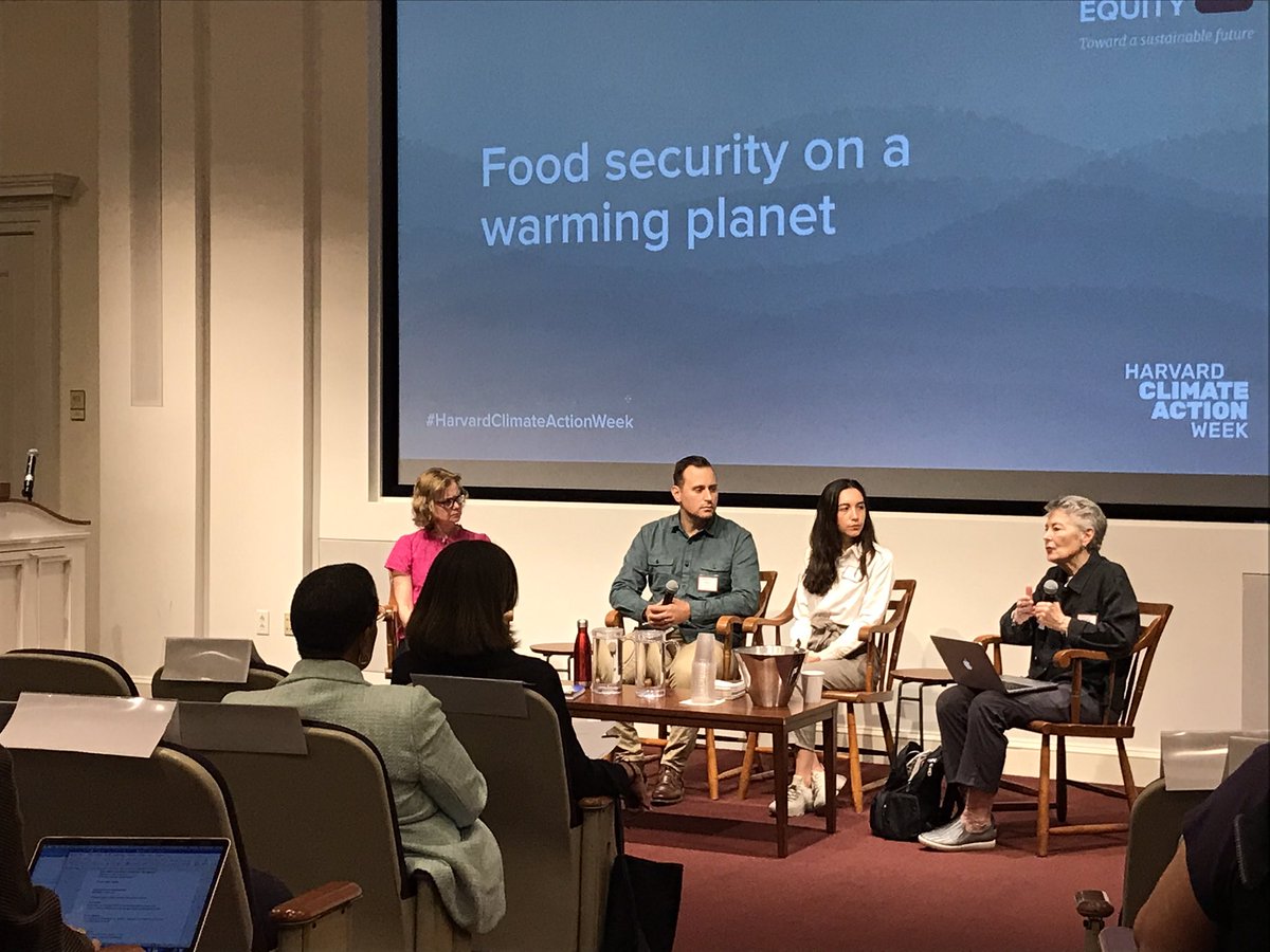 Food Security on a Warming Planet #HarvardClimateActionWeek
