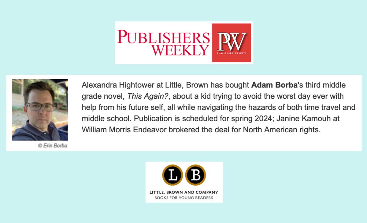 New book coming next year from @LittleBrownYR! Excited to share more soon! In the meanwhile, a huge thank you to the wonderful @lxhightower and @jan_kam for their guidance, patience, and partnership. #amwriting #kidlit 📚🪄🤘