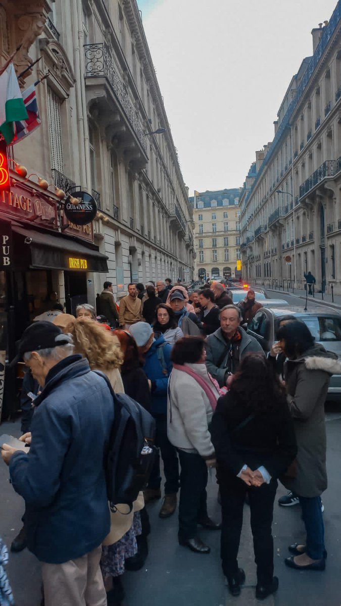 AVFilmsPeru's tweet photo. Nuestro largometraje La Pampa se presentó en Paris y a sala llena en Abril.  📷📷 
Gracias a todos los que asistieron y a los que que hicieron posible esta función, que fue presentado por nuestra querida productora Nevenka Yanovich. https://t.co/mU1bQOohdC