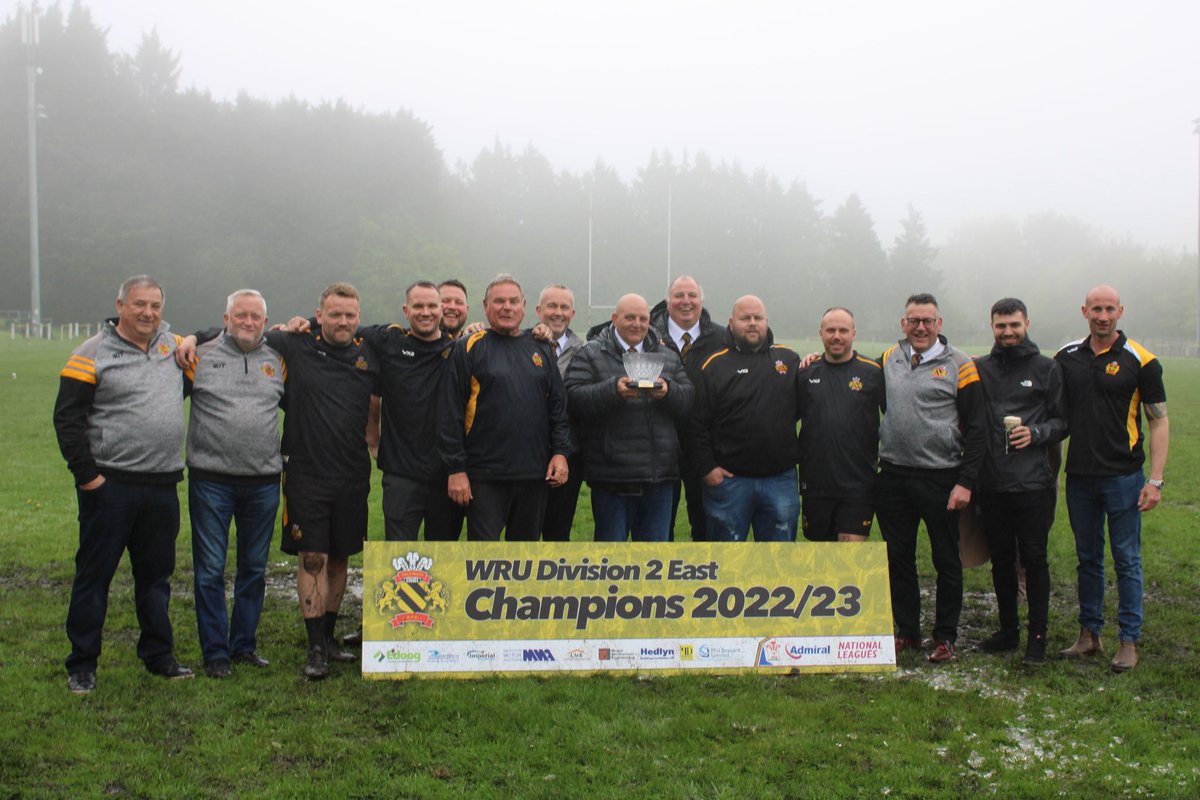 JamboParf's tweet photo. @Talywain_RFC Feels just as sweet for the Talywain RFC committee! The effort these lads put in week in week out is incredible! This seasons goal achieved, we now start planning for the start of next season! https://t.co/KoRXJ38F1D