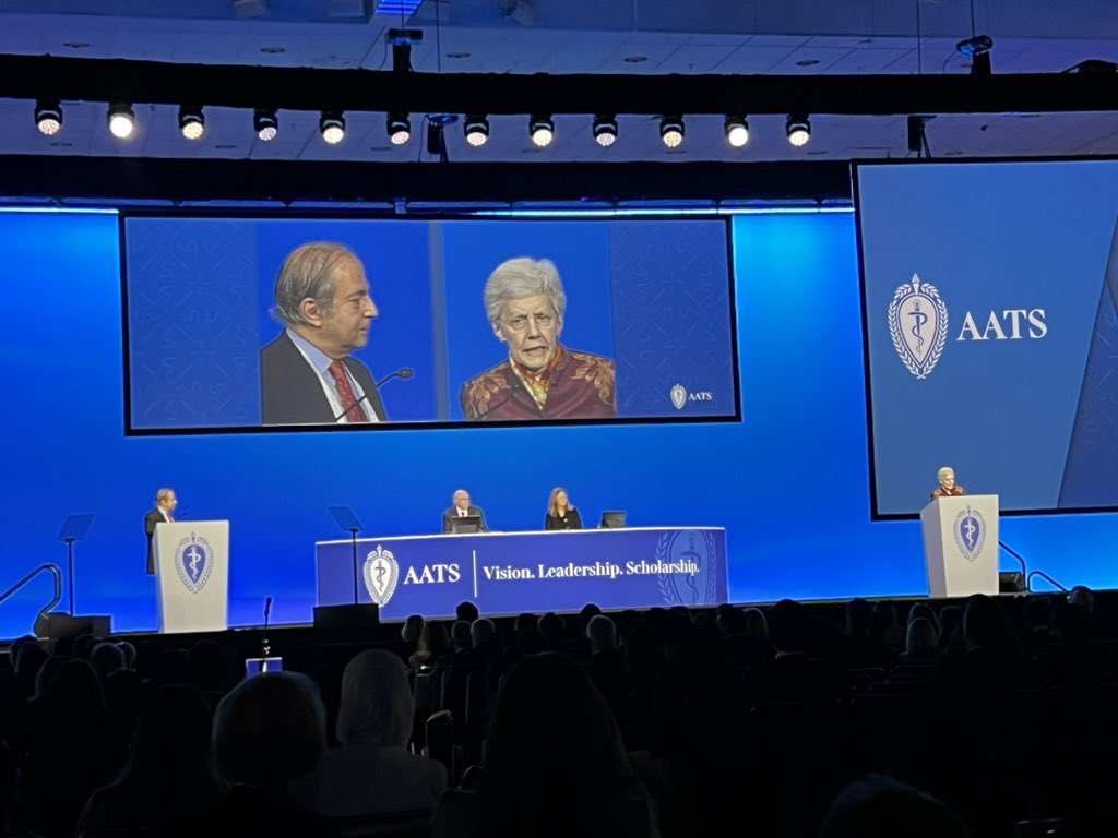 Hari B. Keshava (@hari_keshava) on Twitter photo Thoracic Giants on the stage together discussing sublobar resections! Wedge vs segment for early stage lung cancer!
<a href="/AATSHQ/">AATS</a> #AATS2023
<a href="/WCM_CTSurgery/">Weill Cornell Medicine Cardiothoracic Surgery</a> <a href="/MSK_Thoracic/">ThoracicSurgeryMSK</a> <a href="/AltorkiNasser/">nasser altorki</a> Thoracic Giants on the stage together discussing sublobar resections! Wedge vs segment for early stage lung cancer!
<a href="/AATSHQ/">AATS</a> #AATS2023
<a href="/WCM_CTSurgery/">Weill Cornell Medicine Cardiothoracic Surgery</a> <a href="/MSK_Thoracic/">ThoracicSurgeryMSK</a> <a href="/AltorkiNasser/">nasser altorki</a>