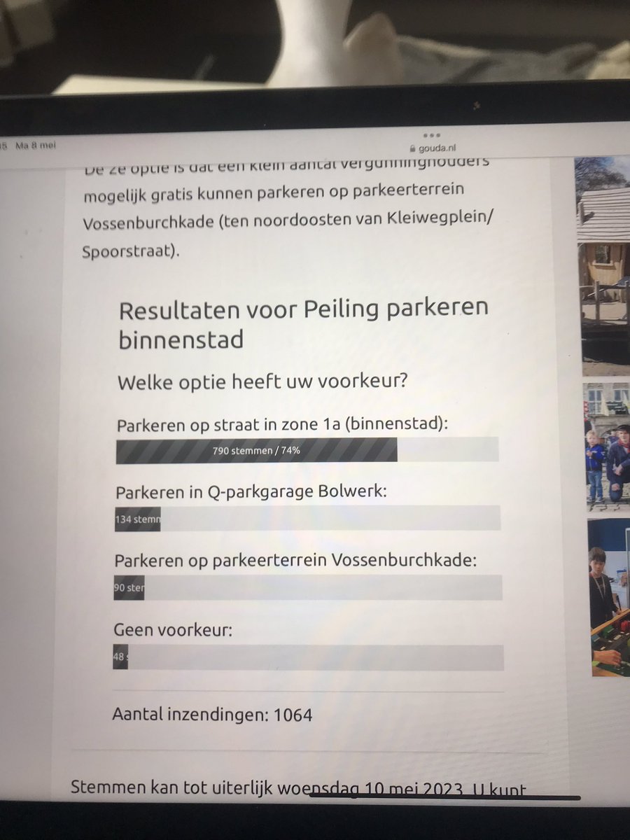 Net de peiling onder binnenstadsbewoners ingevuld. Slecht: geen ruimte voor commentaar en ook weinig tijd. Het besluit valt wellicht niet volgende week: het debat is nog niet afgerond