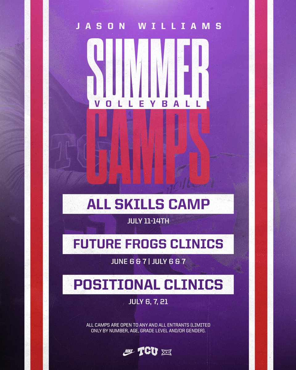 Come hang with the best 🤝 Limited spots still available for these summer camps, don't miss out! 👉 gofrogs.co/44Dj9xj #GoFrogs | #FrogFast