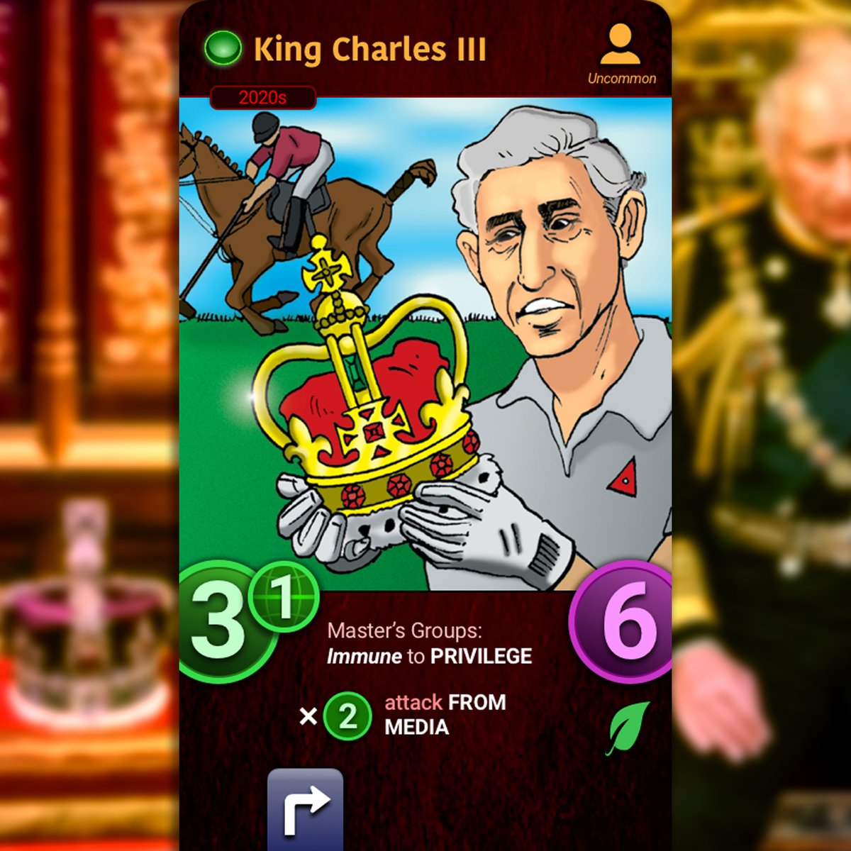 Is it over?  Is he gone?  Can we all go back to our regularly scheduled television programing now?

#indiedev #Illuminati #ccg #gamedev #Coronation #KingChuck