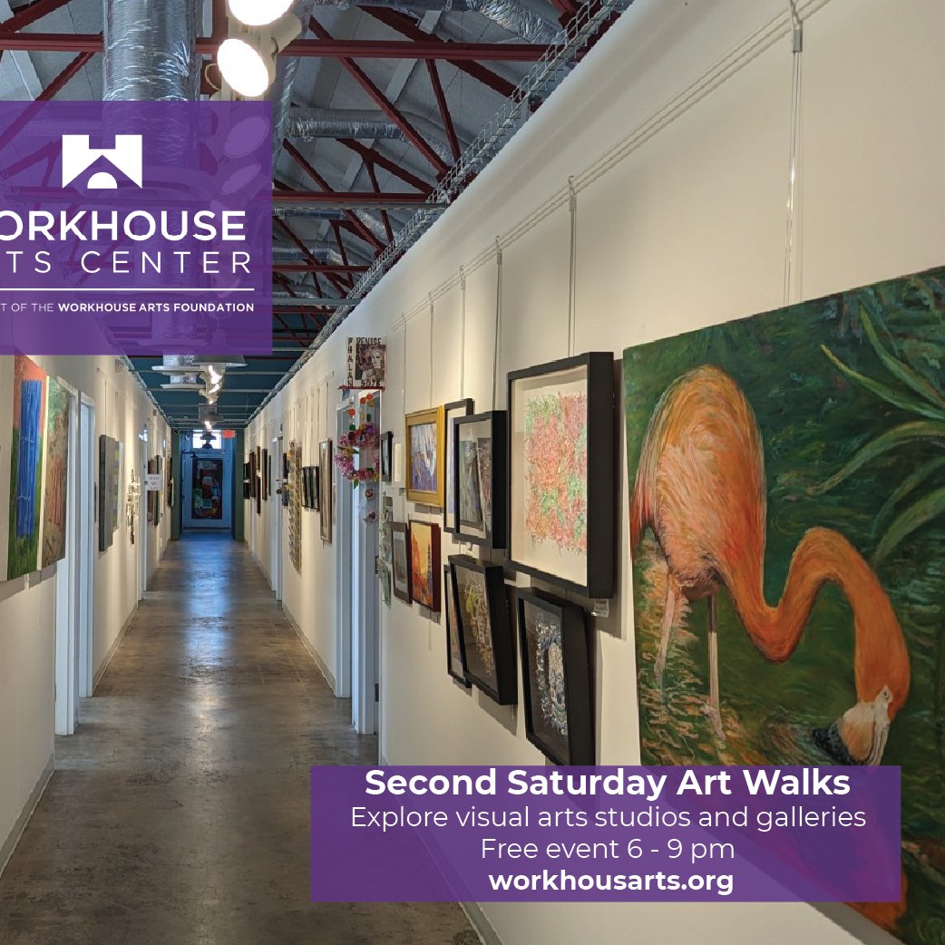 Second Saturday Art Walk May 13

Spring is the perfect time for an evening #artwalk! Stroll through the dozens of artists' studios located in multiple buildings on the Workhouse campus.

Learn more using this link: workhousearts.org/calendar/secon…