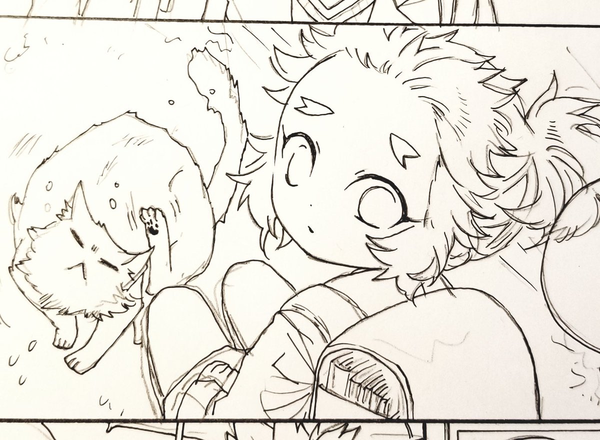 どうしてもランドセル背負ってるせんじゅろくんが描きたくて🎒