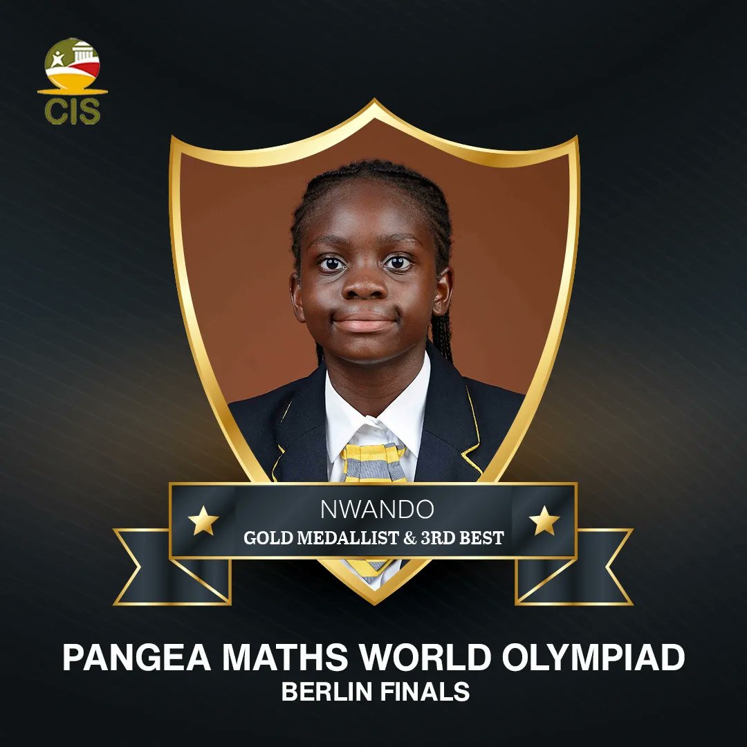cis_lagos03's tweet photo. Our students, who ventured to Berlin for the prestigious PANGEA MATH WORLD OLYMPIAD, achieved a feat that can only be described as stupendous.
#CIS #mathematicscompetition
#berlincompetition #mathskills
#mathsquiz #goldmedallist
#silvermedallist #britishschools https://t.co/4v1Vsh6Nc1
