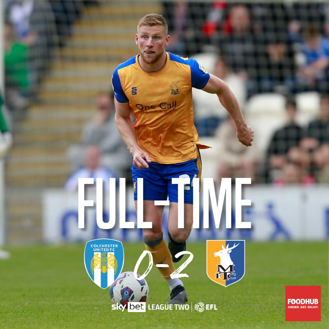 Mansfield Town FC on Twitter "A final day victory as our season ends