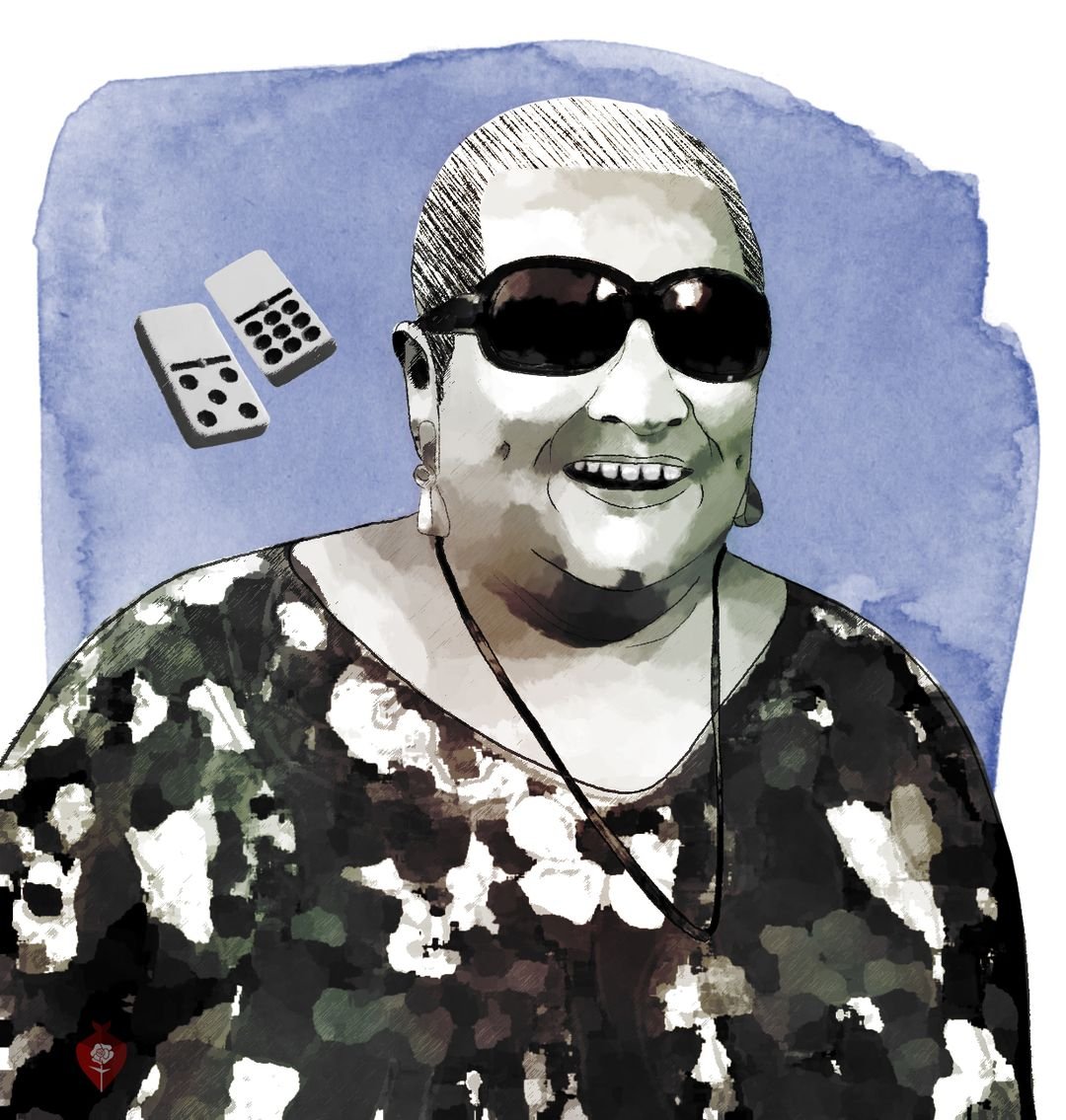 FRENTE A LA PROVOCACIÓN

Frente a la provocación
responde firme y atenta
alguien que lleva 60
años en esta nación.
Nací en la Revolución,
y aunque carente de vista,
cursé estudios, me hice artista;
¿qué hubiera sido de mí
sin mi Fidel, mi Martí
y mi Cuba socialista?
Me senté