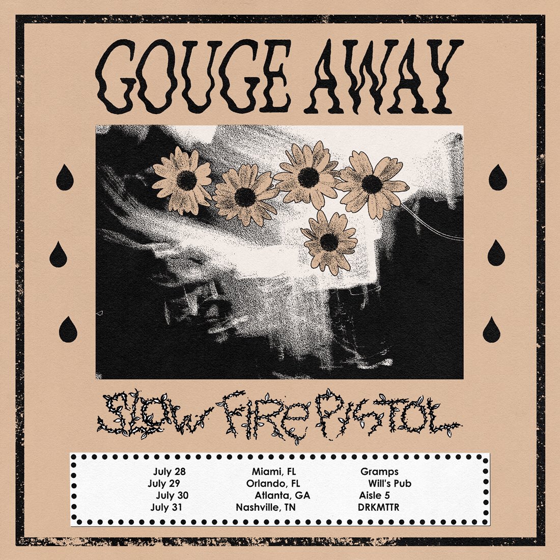 New song, IDEALIZED, available to stream everywhere

And we’re going on tour with our first proper show back being in our home of South Florida! gougeaway.com

This will most likely be our only run of shows this year. 🚐💕