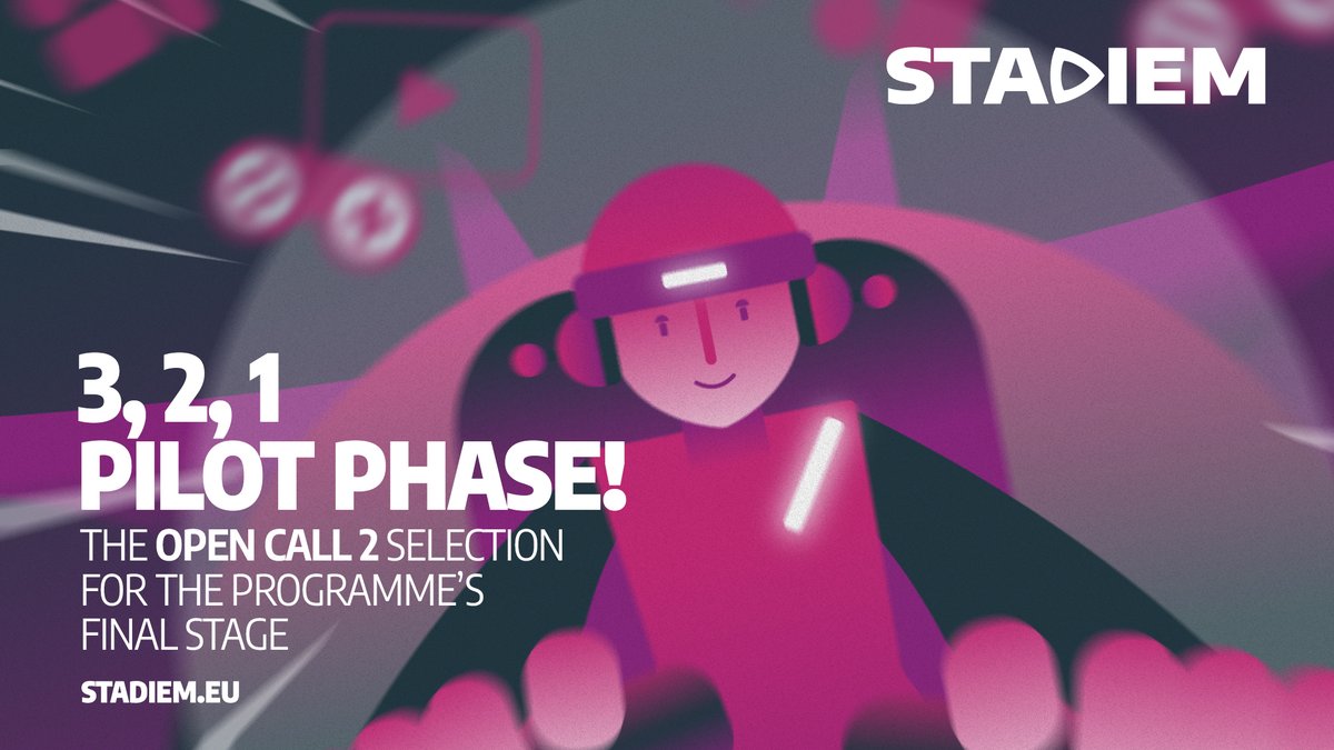 Buckle up, the #OpenCall2 Pilot phase is on!
Congrats to @LtdDruid, #Scriptix (<a href="/FransOlst/">Frans Olsthoorn</a>), <a href="/Limecraft/">Limecraft</a>, <a href="/einbliq_io/">einbliq.io</a>, <a href="/bottalk_de/">BotTalk - Lifelike Text to Speech</a> &amp; #TelevisionAI⚡️🚀
Find out more here ➡️buff.ly/3NIoL3k

#startups #mediatech #H2020 #EUProject #media