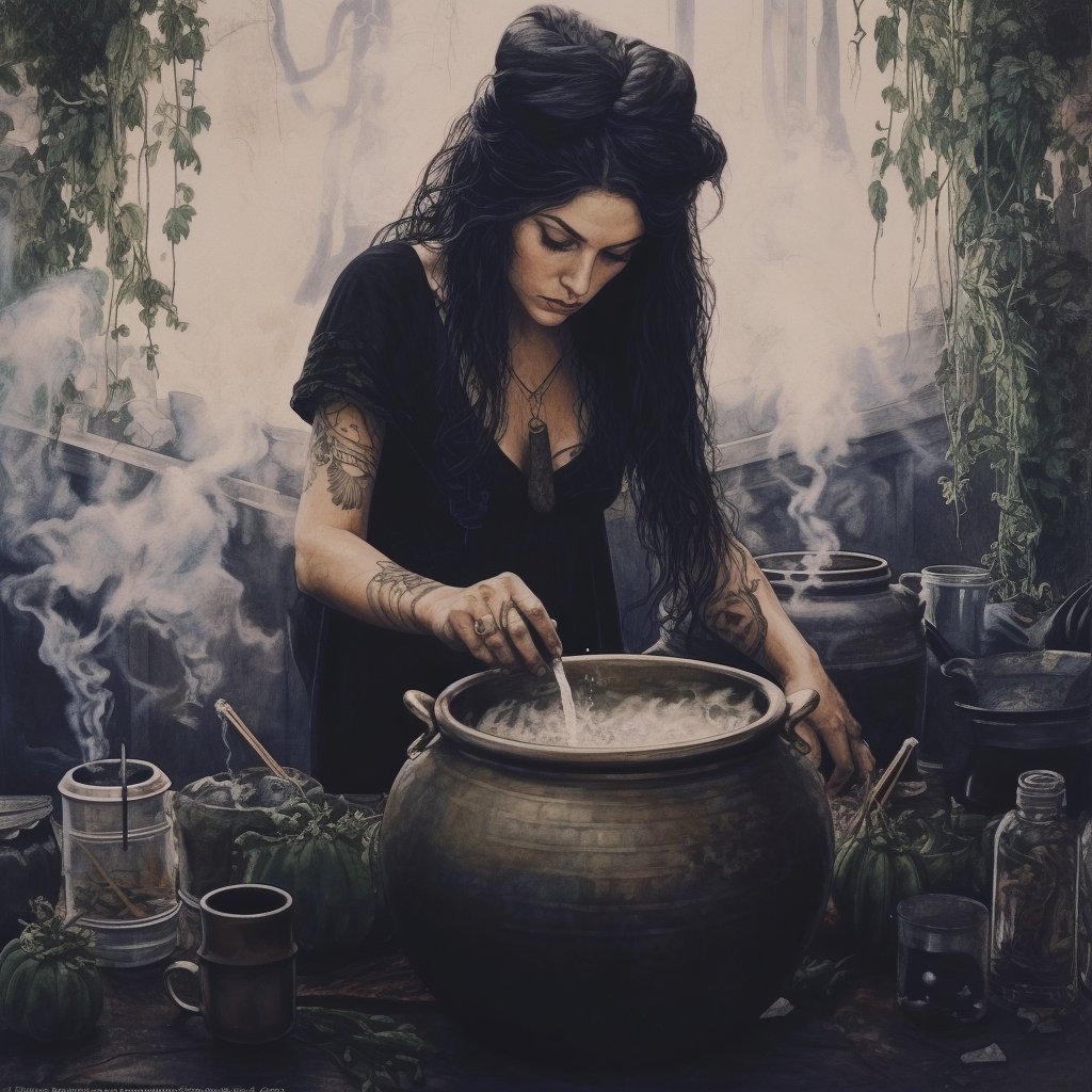 CrowWares's tweet image. The cauldron, an iconic symbol of witchcraft, represents transformation and brewing potent magic. Stir up your intentions, dreams, and desires within the cauldron of your soul. 🌟🔥 #MagicalCauldron #TransformationMagic #SoulAlchemy #PotentSpellwork