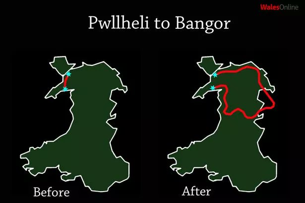 Bangor - Pwllheli