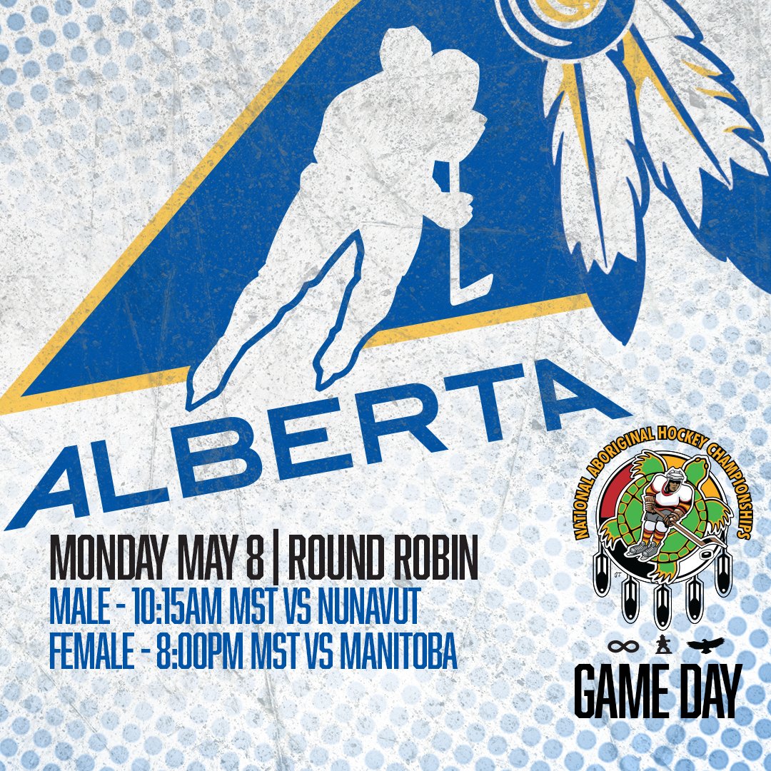 TeamABHockey's tweet photo. The journey starts today at @nahc2023! 

WATCH TEAM ALBERTA MALE: https://t.co/ZgP042jgjV
WATCH TEAM ALBERTA FEMALE: https://t.co/M75mB6TgQf

#NAHC2023 | #AlbertaBuilt https://t.co/XCRKaTkiTV