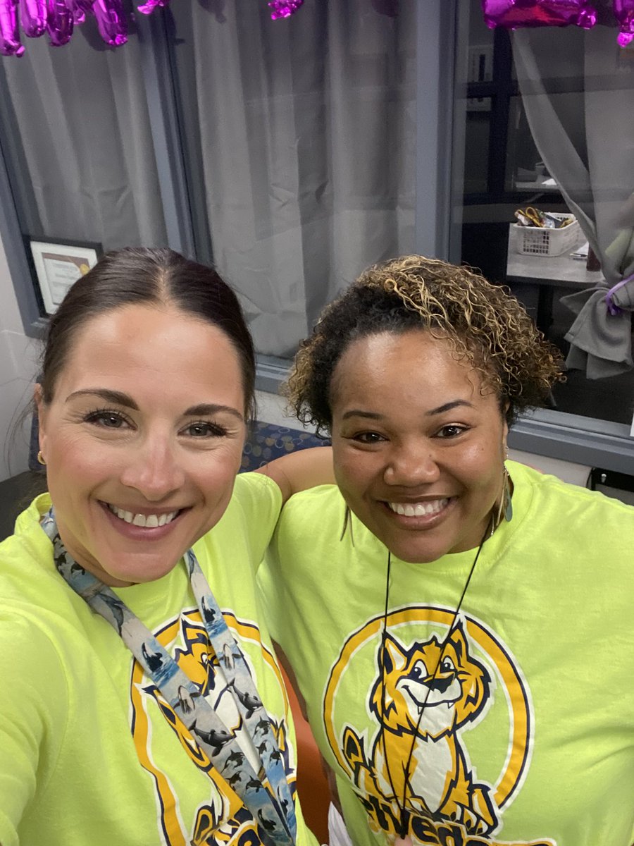 Happy Birthday to our Fearless Leader, and one of my dearest friends!!! We were even twinning today ⭐️⭐️ <a href="/OPS_Belvedere/">Belvedere Elementary</a> #bettertogether #dreamteam