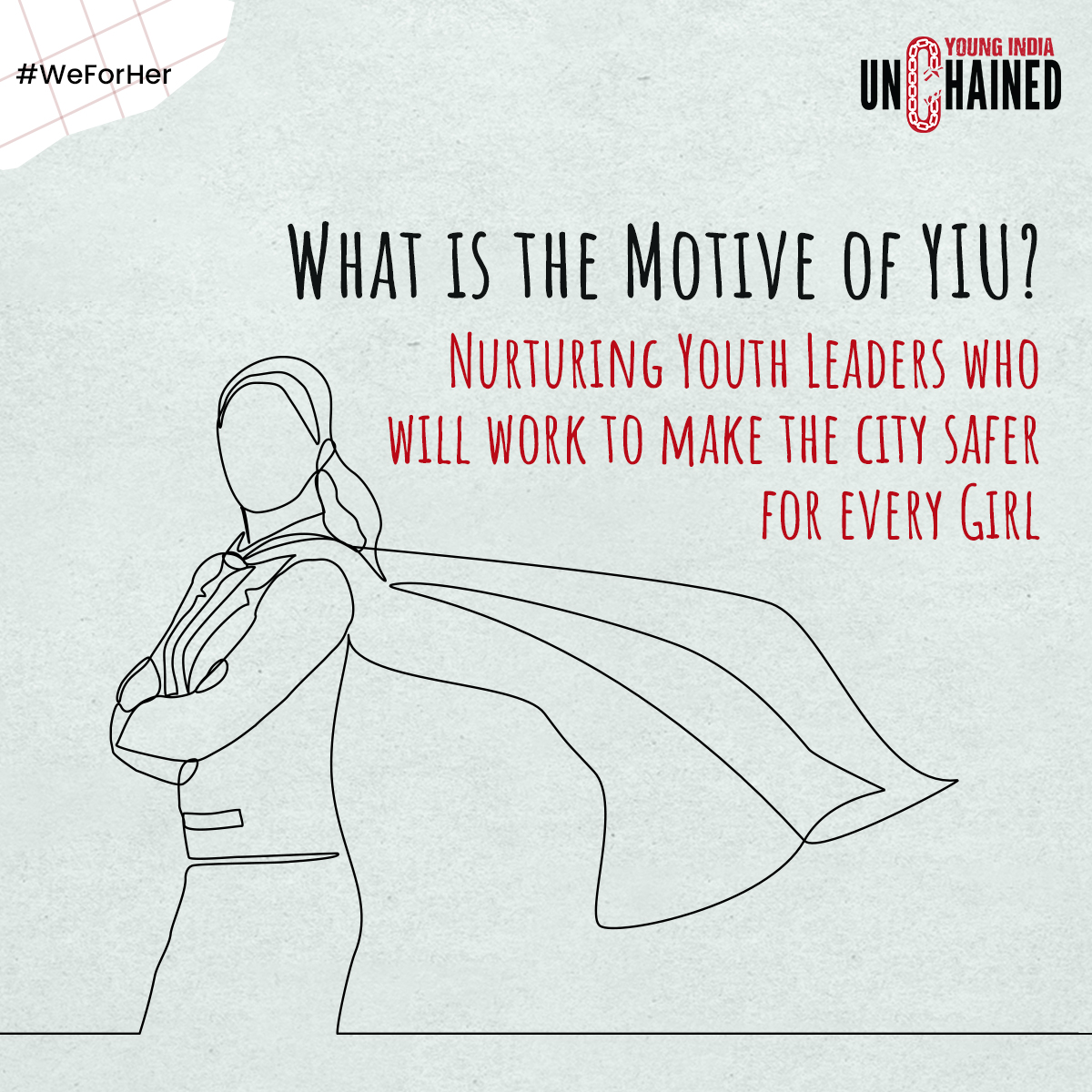 𝐖𝐡𝐚𝐭 𝐢𝐬 𝐭𝐡𝐞 𝐌𝐨𝐭𝐢𝐯𝐞 𝐨𝐟 𝐘𝐈𝐔?
to support us Like and Follow our page.

#YoungIndiaUnchained #WeForHer #NagpurPolice #AntiHumanTrafficking #MakeNagpurSafe #GirlsSasfety #SayNoToCrime #YouthOfNagpur #NagpurCollege #motive #mission #womensafety