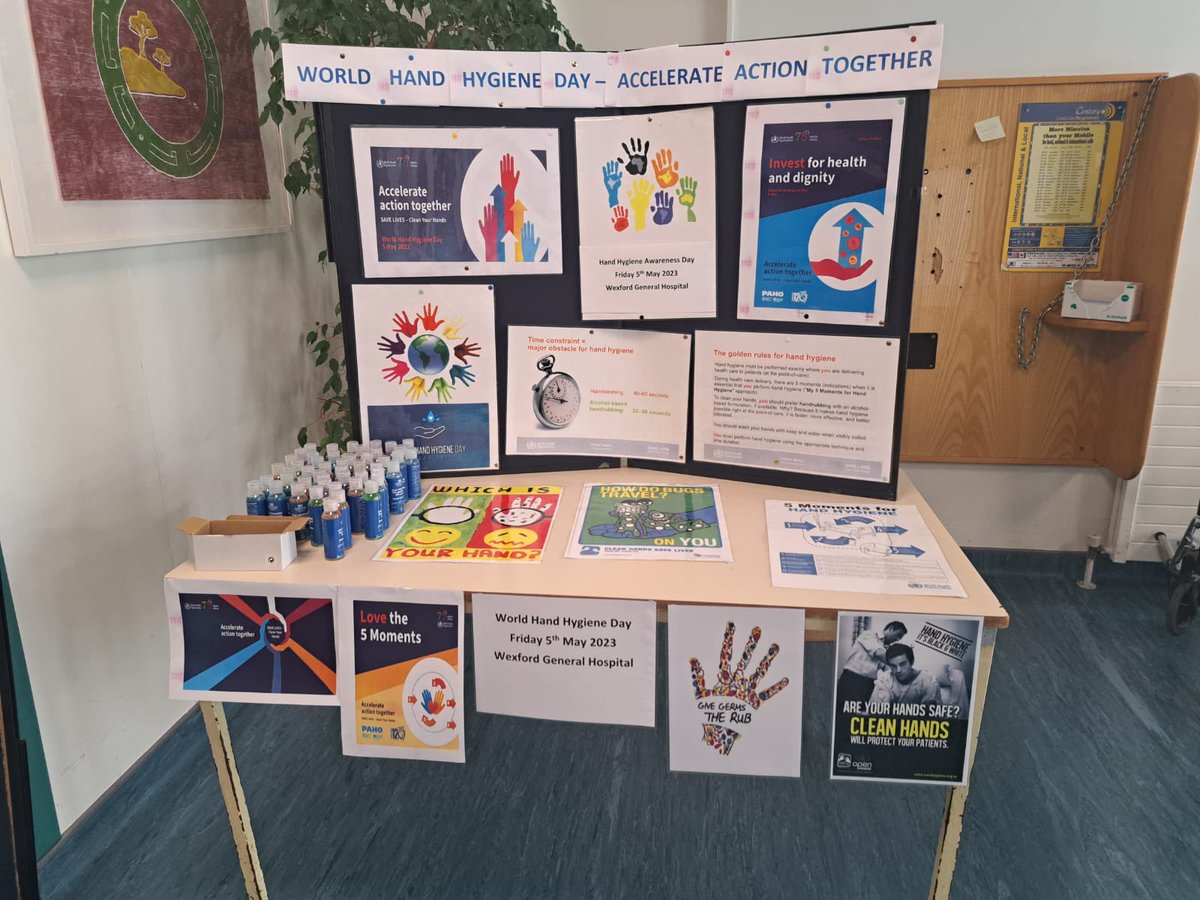 Wexford General Hospital (@wexgenhosp) on Twitter photo On Friday , <a href="/WexGenHosp/">Wexford General Hospital</a> celebrated World Hand Hygiene Day. Thank you to our wonderful IPC department for keeping up the awareness for us all <a href="/emerward/">emer ward</a> <a href="/Vimala33896310/">Vimala</a> #patientsafety <a href="/LindaOL2/">Linda O'Leary</a> On Friday , <a href="/WexGenHosp/">Wexford General Hospital</a> celebrated World Hand Hygiene Day. Thank you to our wonderful IPC department for keeping up the awareness for us all <a href="/emerward/">emer ward</a> <a href="/Vimala33896310/">Vimala</a> #patientsafety <a href="/LindaOL2/">Linda O'Leary</a>