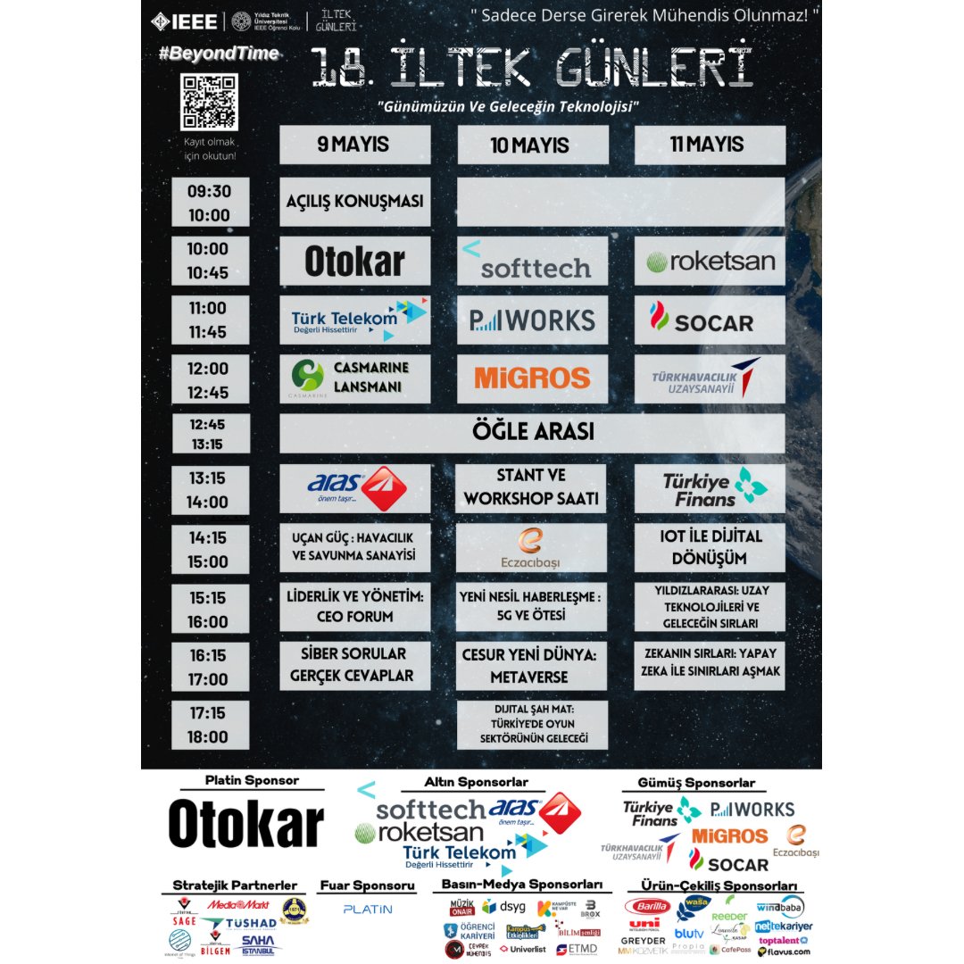 enginerdayi's tweet photo. İşte karşınızda 18. İLTEK Günleri! "Teknolojinin Gerisinde Kalmayın" mottosuyla yola çıktığımız 18. İLTEK Günleri için sayılı günler kaldı! 9-10-11 Mayıs tarihlerinde, Yildiz Teknik Üniversitesi Davutpaşa Kongre Merkezinde sektörün önde gelen firmalarını ağırlayacağımız ILTEK https://t.co/xzPz0auFp8
