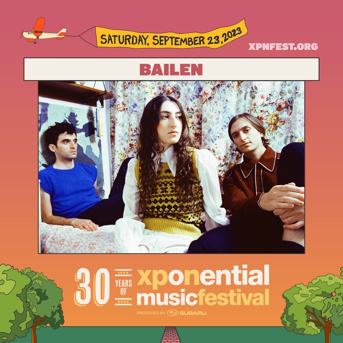xpnfest's tweet image. Take a listen to @BailenTheBand's new album 'Tired Hearts,' and check out their #FreeAtNoon #NONCOMM set from last Friday. We can't wait to see them again at #XPNFest '23!