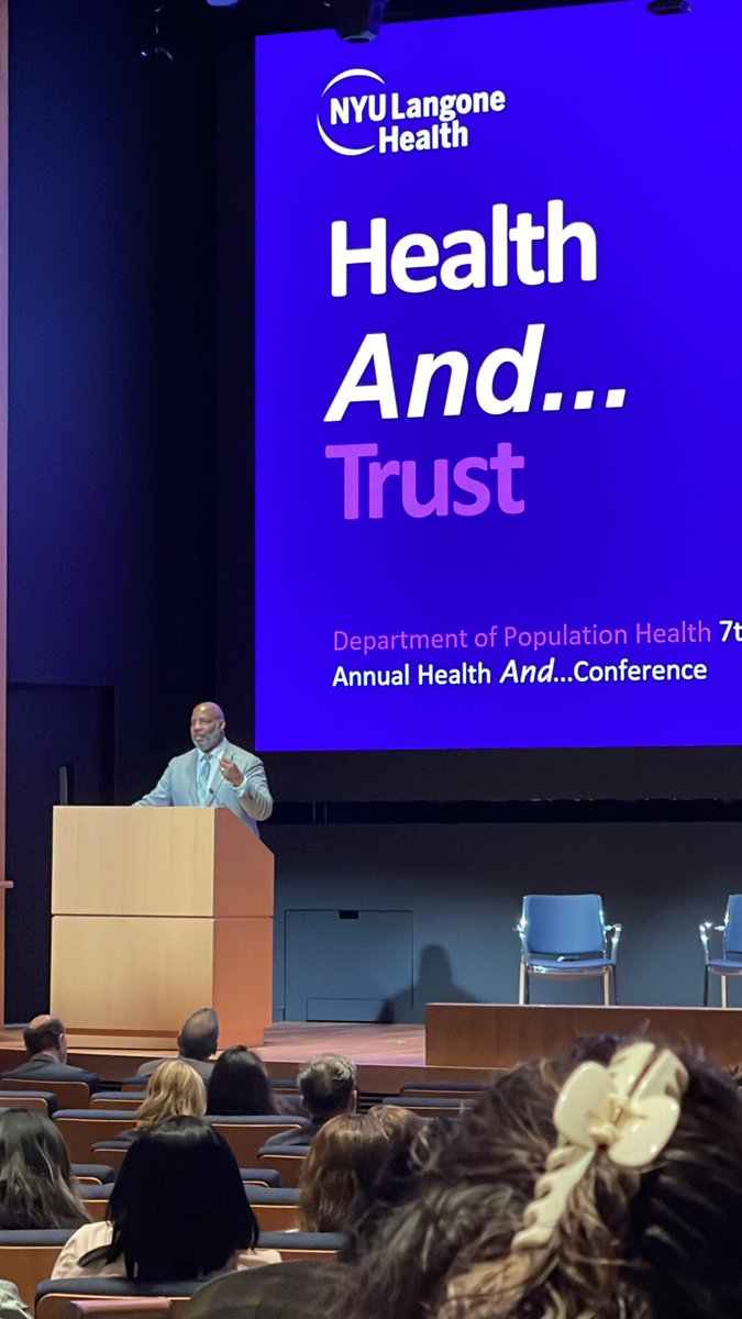 At the 7th annual #HealthAnd2023 conference hosted by <a href="/pophealthNYC/">Population Health</a> - keynote by <a href="/jelani9/">jelani cobb</a>