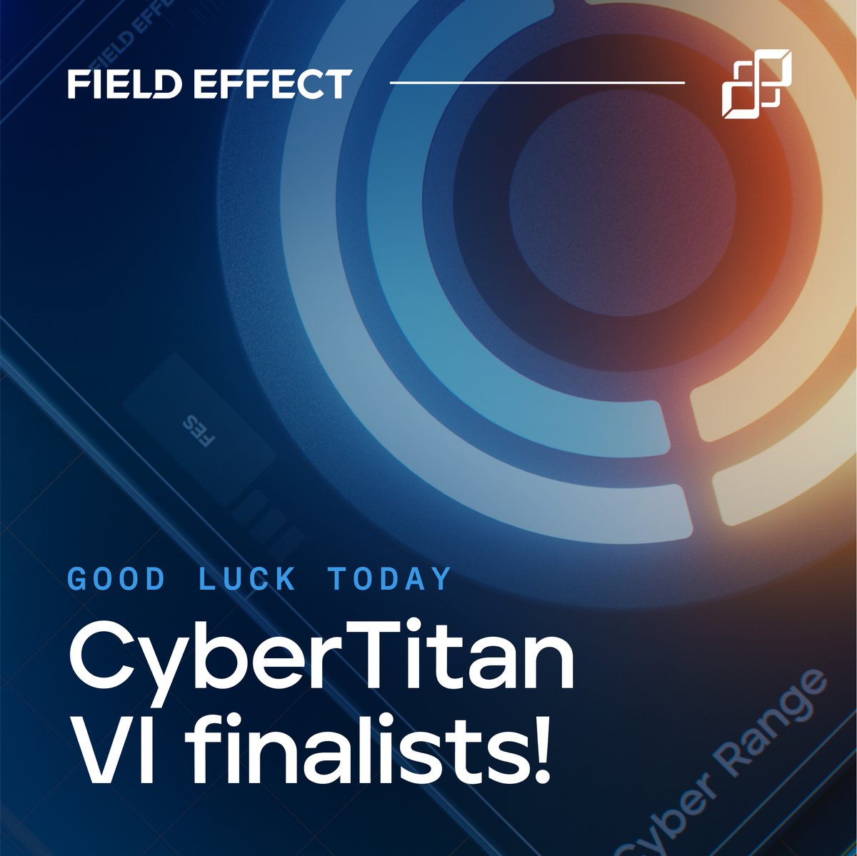 Let the fun begin!

Today, students from across Canada will put their #cybersecurity skills to the ultimate test with the Field Effect Cyber Range. We're honored and proud to play a role in this important initiative.

Good luck to all finalists competing in #CyberTitan VI today!