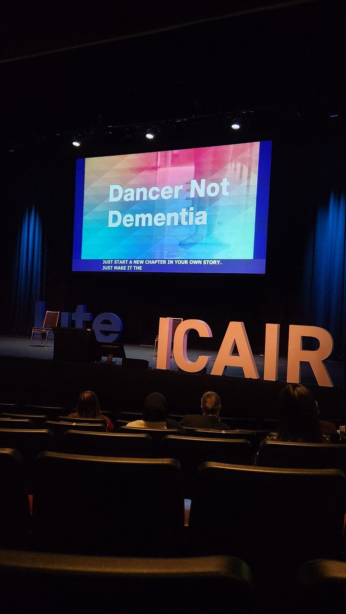 RomeoColobong's tweet photo. The trailer for the short documentary film "Dancer Not Dementia" was presented by @PiaKontos, followed by a demo of Sharing Dance Older Adults led by Dr. Rachel Bar from @NBS_ENB. Sorry, no photos of the demo... I was fully engaged in the dancing! 🕺 #ICAIR2023 @KITE_UHN https://t.co/J5V5s5yFjR