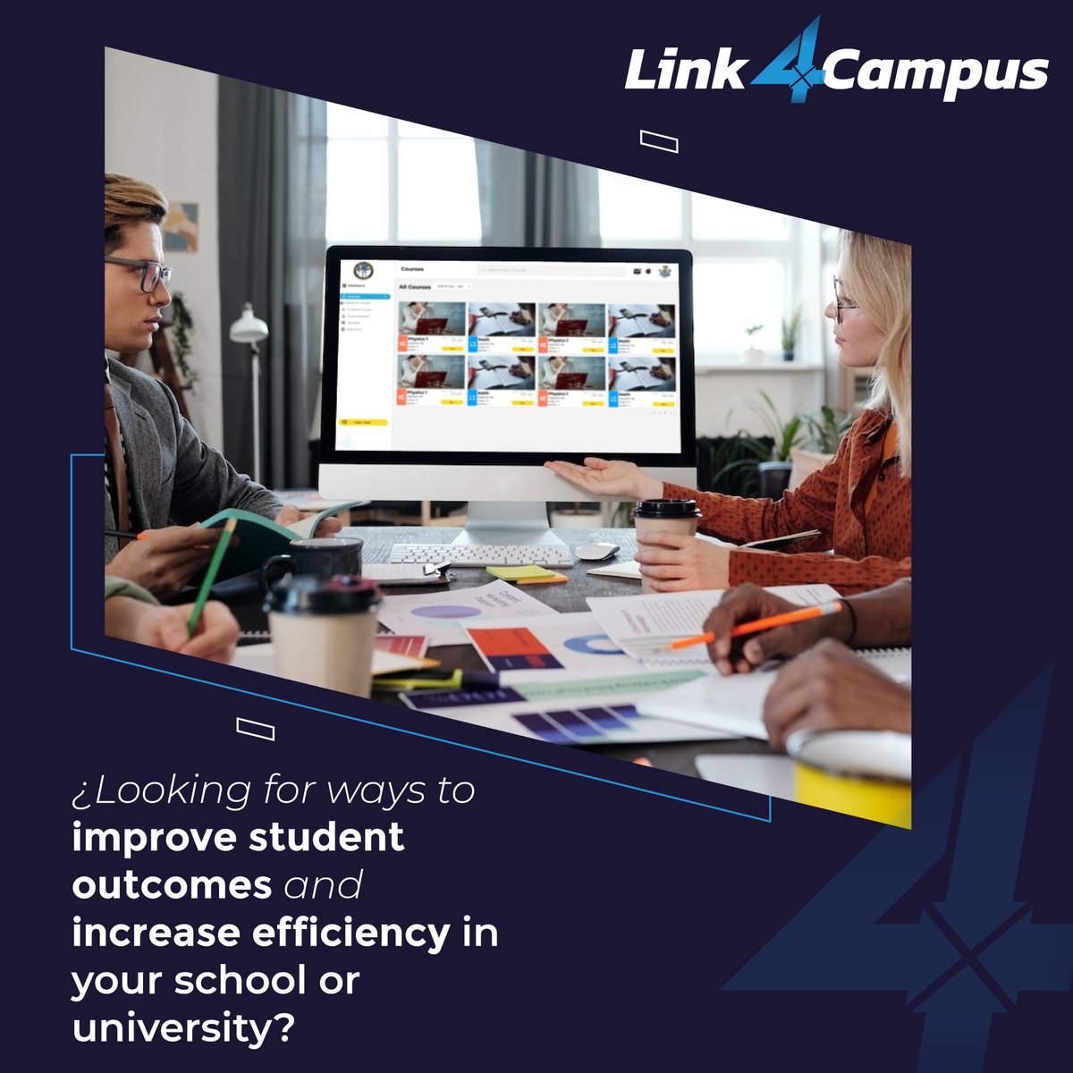 🔷 Looking for ways to improve student outcomes and increase efficiency in your school or university? Our educational management solutions can help. Contact us link4campus.com/contact-us/