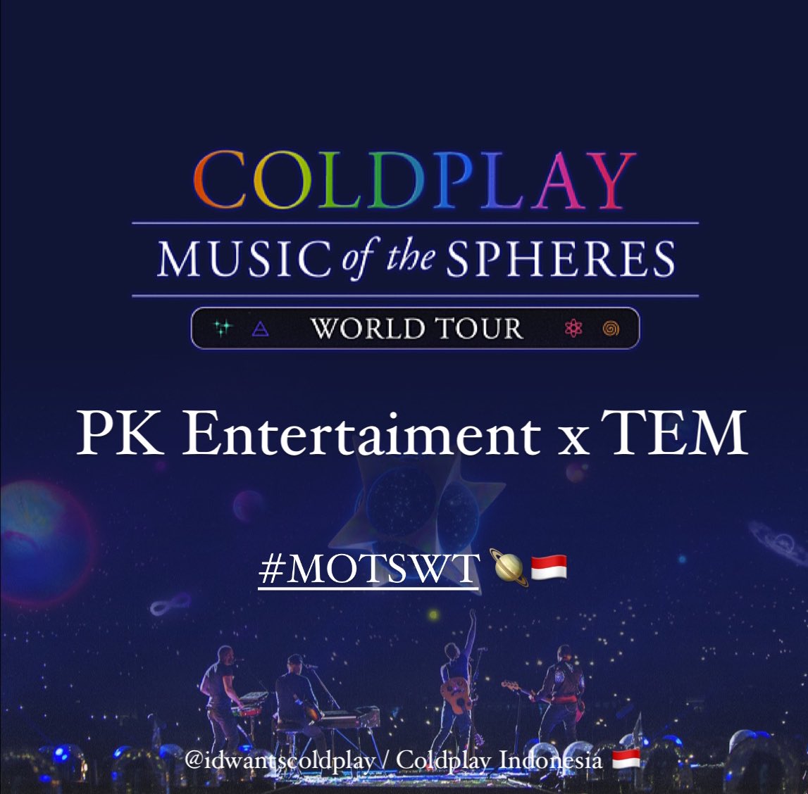 [BREAKING] 95%.signal.received 📡👽🇮🇩

#ColdplayJakarta 🇮🇩 Official Announcement soon!