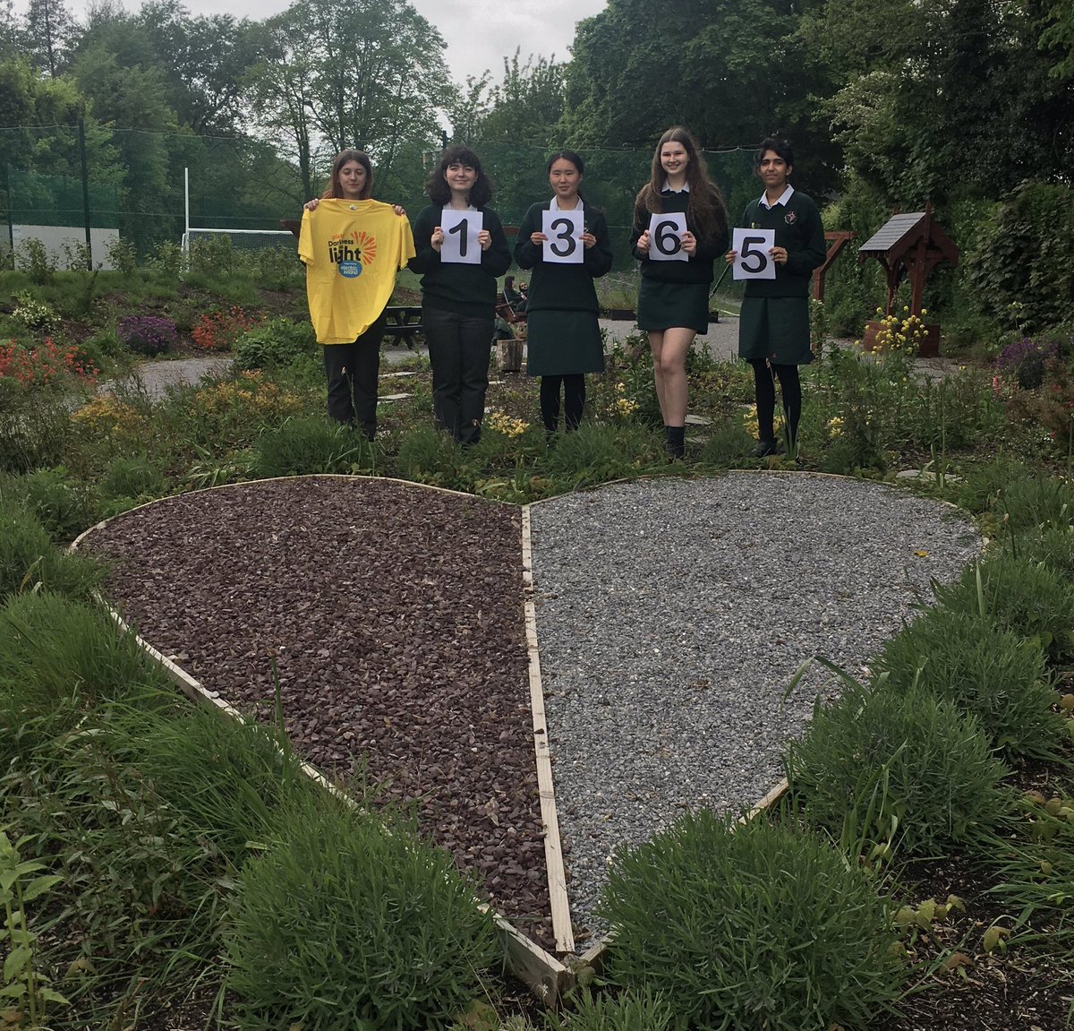 A huge thank you to our whole school community for helping us to raise €1365 for @PietaHouse. An extra special thank you to our wonderful 6th year students who led the walk this year to mark the end of their time with us here in St Als. 🫶💛 #DIL2023 #brightertogether