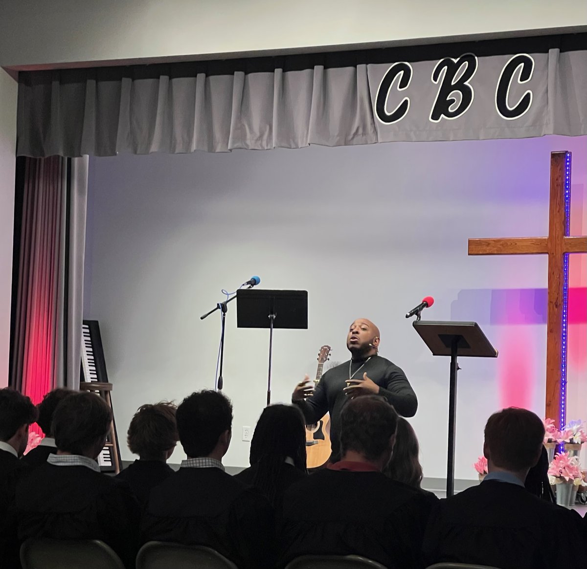 Thank you to our local churches for hosting a Baccalaureate Service for the Class of 2023! Michael "Maestro" Turner provided motivational words and reminded students that "who you have around you matters.". He also advised students to "protect their energy."