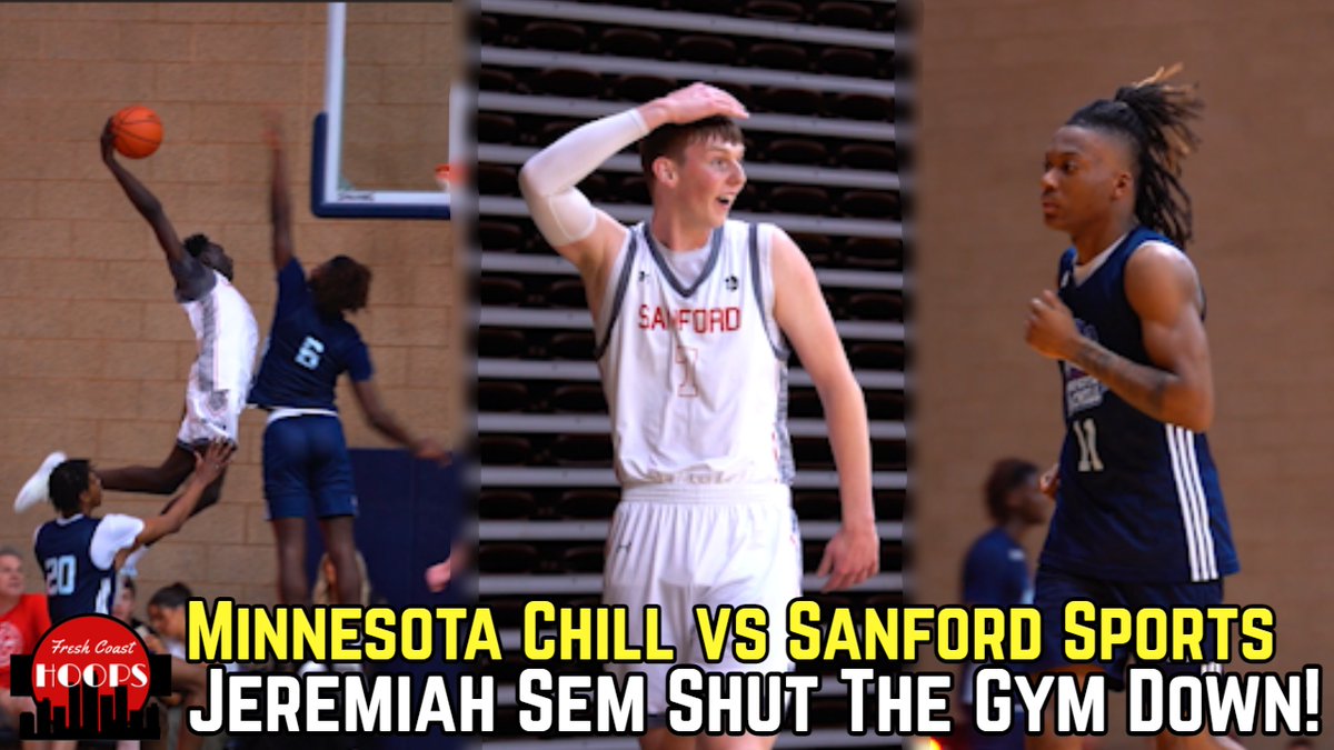 New Video!

Minnesota Chill 2024 And Sanford Sports UA Face Off At #PHStompingGrounds! <a href="/PHCircuit/">Prep Hoops Circuit 🏀</a> 

Full video: youtube.com/watch?v=3augng…
