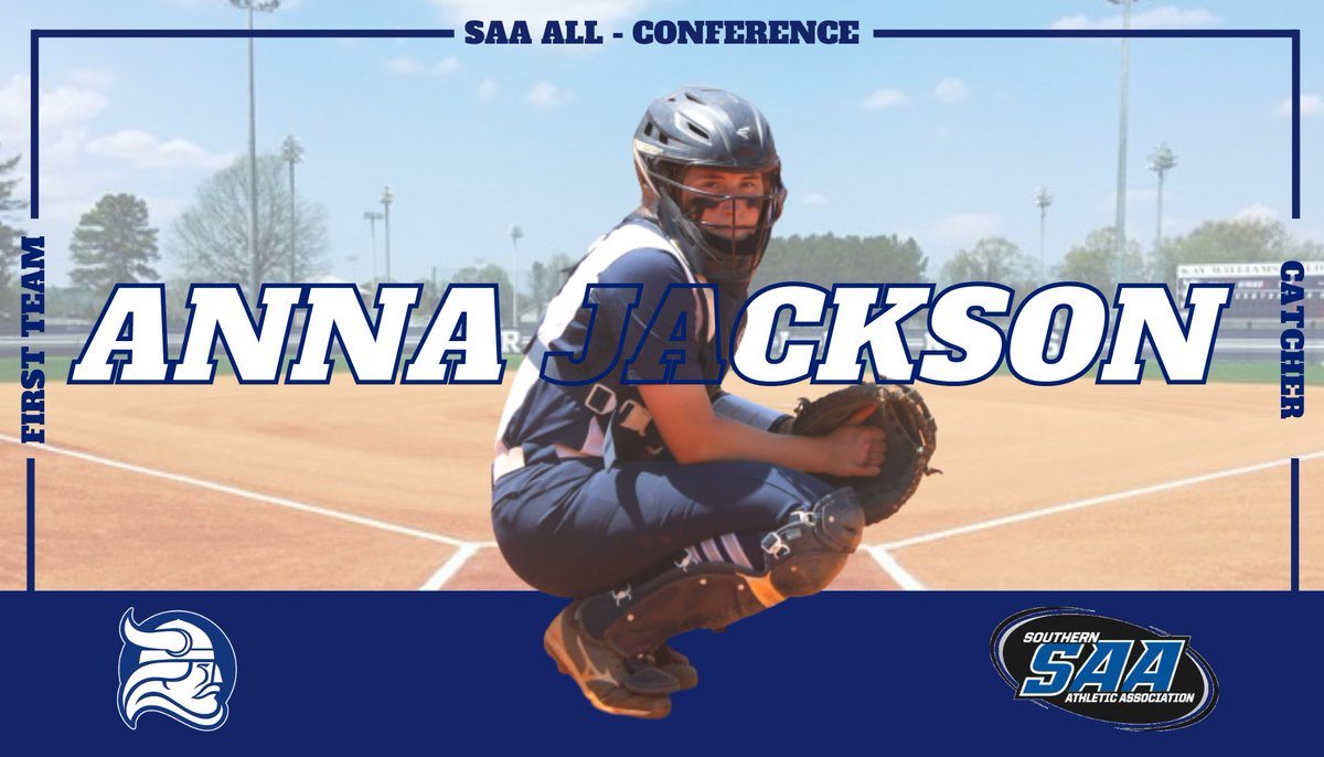 BerrySoftball's tweet photo. 😁💃 Anna Jackson🤠👩‍⚕️
SAA All-Conference First Team - Catcher
SAA All-Tournament Team https://t.co/QZfxecKsBr