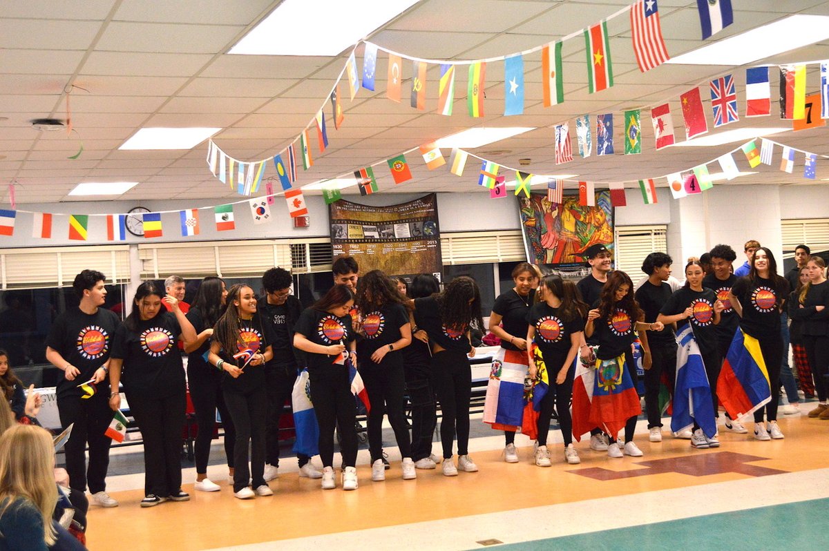LongwoodCSD's tweet photo. The MITA Community Engagement Committee hosted another successful Academic & Cultural Expo, with guest speakers, student presentations, community resources, & more! Thank you to MITA, the committee, & the HS Heritage Alliance & Step Clubs for their great performances. #LCSDPride https://t.co/CmDr57bgPp