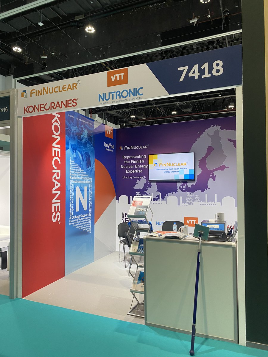 We are exhibiting with <a href="/Konecranes/">Konecranes</a> , <a href="/VTTFinland/">VTT</a> and Nutronic at <a href="/WUCongress/">World Utilities Congress</a> on 8-10 May. Welcome to visit our stand if you are near by!🤝