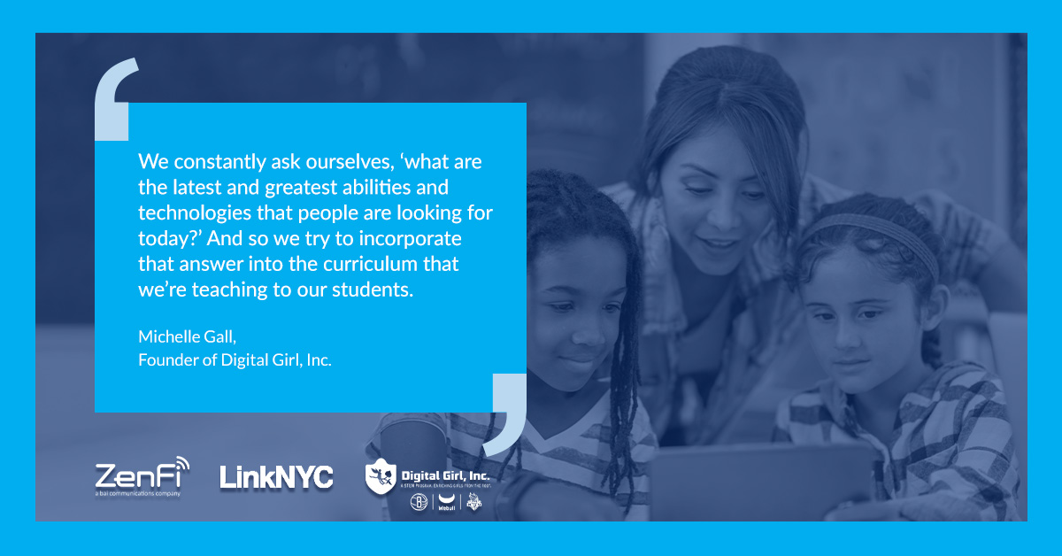 ZenFi Networks (@zenfi_networks) on Twitter photo The Brooklyn Gigabit Center is now open! Our partner, <a href="/DigitalGirlInc/">Digital Girl, Inc.</a>, encourages inner city youth to pursue careers in STEM, motivated by the under-representation of women & minorities in these fields. Read the case study here: loom.ly/LpFvi2g
<a href="/LinkNYC/">LinkNYC</a> <a href="/NYCOfficeofTech/">NYC Office of Technology and Innovation</a> The Brooklyn Gigabit Center is now open! Our partner, <a href="/DigitalGirlInc/">Digital Girl, Inc.</a>, encourages inner city youth to pursue careers in STEM, motivated by the under-representation of women & minorities in these fields. Read the case study here: loom.ly/LpFvi2g
<a href="/LinkNYC/">LinkNYC</a> <a href="/NYCOfficeofTech/">NYC Office of Technology and Innovation</a>
