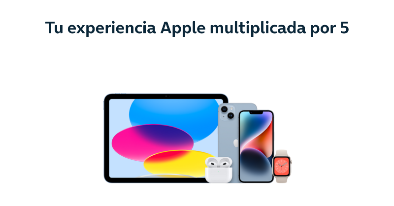 movistar_es's tweet photo. 🍏 Sabemos que eres más de manzanas que otra cosa. Por eso, con miMovistar puedes estrenar hasta 5 dispositivos Apple. Elige ahora los que más te interesan